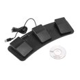 thumbnail image 1 of Fs3-p Interruptor de pie triple USB, control de pedal, teclado, ratón, juego de PC de plástico, 1 of 3
