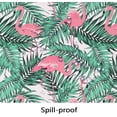 thumbnail image 4 of Flamingo Oval Tablecloth,Pink Oval Tablecloth, Pink Flowers Print Table Cloth, Summer Waterproof Wrinkle Free Oval Tablecloth for Oval Tables 60 X 102 Inch, 4 of 5