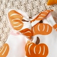thumbnail image 5 of Jkety Baby Girl Halloween Clothes 3pcs Baby Girls Clothes Romper Dress Outfit Set Orange,0-3 Months, 5 of 7