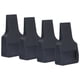 thumbnail image 1 of 4 Uds. Topes de ruedas ruedas en forma de U accesorio para sofás camas sillas muebles negro, 1 of 11