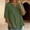 Green, variant on Vinsonshop Womens Embroidered Cotton Linen Shirts Bohemian Tops Blusas De Lino Para Mujer Puff 3/4 Sleeve Elbow Sleeve Bohemian Cotton Linen Blouse Womens Linen Clothing Orange L
