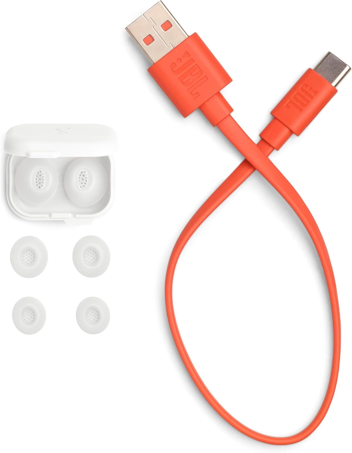 Open Box JBL Tune Flex 2 - True Wireless Noise Cancelling Earbuds - White