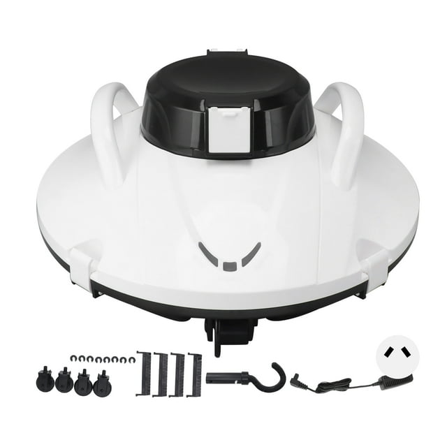 Cordless Robotic Pool Cleaner, Water Resource Exploration Self Parking IPX8 Waterproof Swimming Pool Cleaning Robot Adaptive Movement Speed For Small Stones