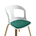 thumbnail image 4 of STARWAY White Dining Chairs Set of 2, with Plywood feet and Polypropylene Shell, with Cushion, 4 of 10