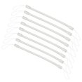 thumbnail image 1 of Unique Bargains 6' Plastic Retractable Spring Coil Strap Key Holder Stylus Cord, Clear 8 Pack, 1 of 5