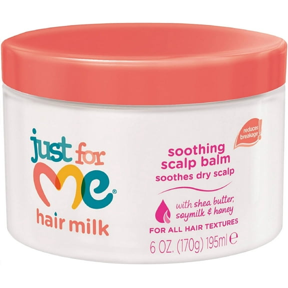 Just For Me Hair Milk Soothing Scalp Balm 6 oz (Pack of 4)