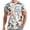 Light Gray, variant on Random Graffiti Graphic Tees for Men 2026 Summer Casual Short Sleeve Crewneck Hop T Shirts Streetwear