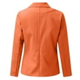 thumbnail image 4 of Vedolay Top Womens Casual Blazer Professional Work Suit Jacket with Pockets,Orange M, 4 of 5
