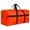 Orange, variant on Water Resistant Foldable Travel Duffel Bag Lockable Zipper Storage Duffle Bag for Traveling Camping Gym Getaway Overnight Trips