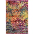 thumbnail image 3 of Contemporary Zhale Collection Area Rug 6' Square - Multi, 3 of 5