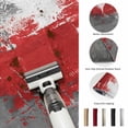 thumbnail image 5 of Area Rugs 5'x7', Red Cement Gray Carpet Runner Indoor Outdoor Rugs Home Decor Aesthetic, Modern Abstract Art Red Non Slip Mats Washable Accent Rug for Living Room Bedroom, 5 of 8