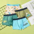 thumbnail image 2 of KYAIGUO Boys' Boxer Briefs for Kids Toddler 4PCS Soft Cotton Underwear Comfortsoft Waistband Moisture-Wicking Cotton Stretch Underwear Shorts, 2 of 9