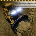 thumbnail image 4 of RC Bulldozer with Light & Sound Engineering Car Excavator Plastic, 4 of 9