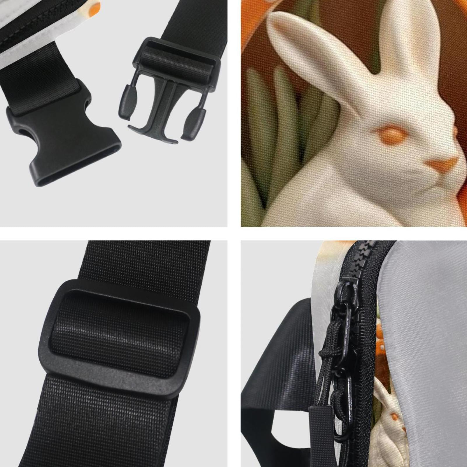 Easter Lightweight Adjustable Running Belt with Extension Strap - Unisex Fanny Pack Belt Bag