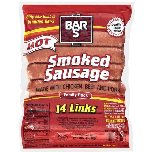 bar-s hot smoked sausage bar-s hot smoked sausage