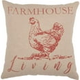 thumbnail image 2 of VHC Brands Sawyer Mill Red Farmhouse Living Pillow Bedding Accessory, 18x18, 2 of 4