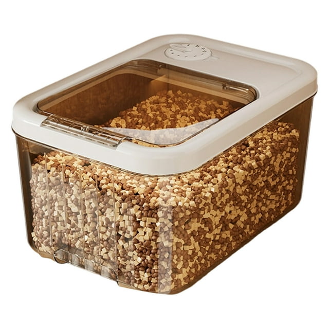 JJKBVCLO Récipient Hermétique pour Nourriture pour Animaux de Compagnie pour Chien Chat et Autres Animaux de Compagnie avec Tasse à Mesurer Seau de Rangement pour Nourriture pour Chien