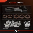thumbnail image 2 of A-Premium Engine Timing Belt Kit Compatible with Cadillac, Saab & Saturn Cars - CTS 2003-2004, 9-5 1999-2003, L300 2002-2005, LW300 2002-2003, Vue 2002-2003 - 3.0L 3.2L, 2 of 6