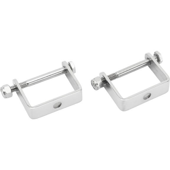 Stainless Steel Spring Clamps, 1-3/4 Inch Wide Leaf Spring