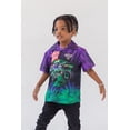 thumbnail image 2 of Camisa Monster Jam Grave Digger Big Boys Hawaiian Púrpura/Verde, 2 of 8