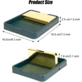 thumbnail image 2 of 2Pcs Spoon Rest with Lid Holder, Foldable Spoon Holder for Kitchen Counter Stove Top, Pot Lid Holder Cooking Ladle Utensil Rest, Kitchen Gadgets Organizer Accessories for Cooking (Green), 2 of 8