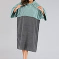 thumbnail image 3 of Poncho de Surf para en , Unisex, con Capucha para Mujeres Y Hombres, Albornoz de Microfibra, Cambiador de Toallas, Absorbente de Zulema Bata de surf de playa, 3 of 8