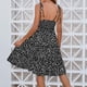 thumbnail image 5 of Vestido de verano con estampado de mujer Vestido de playa Vestido de sol Mini vestido Vestido de busto cruzado Fridja hj1420, 5 of 5