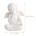 thumbnail image 6 of Gymnture christmas Ceramic Angel Statue Cupid Figurine Home Decoration Gift White, 6 of 10