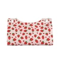 thumbnail image 4 of Lsque Strawberries Printed Long Tissue Box Cover Holder, Facial Paper Organizer Dispenser,Triangle with Bottom Belt, PVC Leather Decorative Organizer, 4 of 9