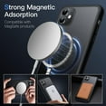 thumbnail image 3 of JETech Magnetic Case for iPhone 11 6.1-Inch Compatible with MagSafe, Translucent Matte Back Slim Shockproof Phone Cover (Black), 3 of 6