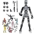 thumbnail image 1 of T13 Action Figure Titan 13 Action Figure Robot Action Figure3d Printed Action 26s, 1 of 5