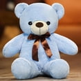 thumbnail image 1 of Oso de peluche grande de 60-100cm, oso gigante encantador, muñecos de animales suaves con relleno enorme, juguete para niños, regalo de cumpleaños para novia y amante, 1 of 3