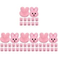 thumbnail image 3 of Masteelf 4 Pieces Buttons for Babies Knob Rabbit Buttons Child Baby 1.70X1.50X1.00CM Pink, 3 of 8
