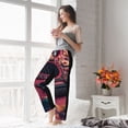 thumbnail image 5 of Bixox Women's Romantic Heart Guitar Patterned Pajama Pants Loungewear, 5 of 5