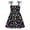 style-01 Bleu, variante sur Gubotare Robe de Fête pour Enfant Robe Décontractée pour Bébé Fille Robe Smockée pour Tout-Petit Robe d'Été à Imprimé Floral pour le Printemps et l'Été 3T 4T (Marine, 3-4 Ans)