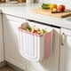 thumbnail image 1 of Wall Mounted Household Foldable Trash Can Kitchen Folding Trash Can Hanging Plastic Telescopic Storage Bin, 1 of 6