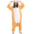 thumbnail image 2 of Disfraz navideño Pajama DarkCom Bulldog para adulto, forro polar, 2 of 7