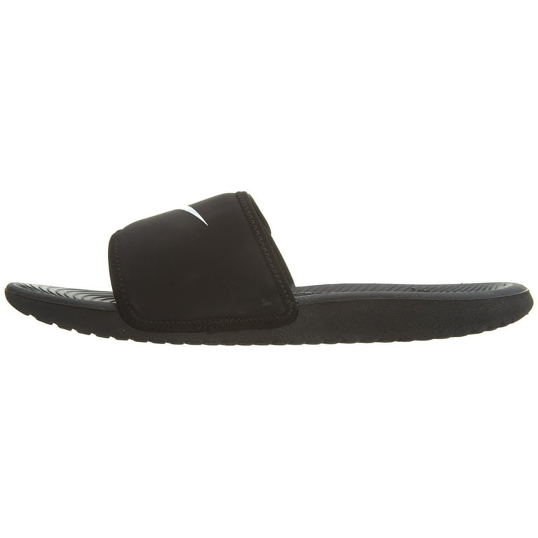 Nike 819344 001 Kawa Adjust Slide Kids Black White 12 M US