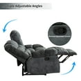 thumbnail image 4 of Bonzy Home Manual Reclining Chair Double Recliner Loveseat Sofa Set Adjustable Backrest Living Room Sets, 4 of 7