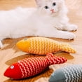 thumbnail image 5 of Juguete de pez para gato de 20/30/40 cm, rascador interactivo para gatos, pez de peluche, menta, juguetes para gatos y gatitos para jugar en interiores, 5 of 5