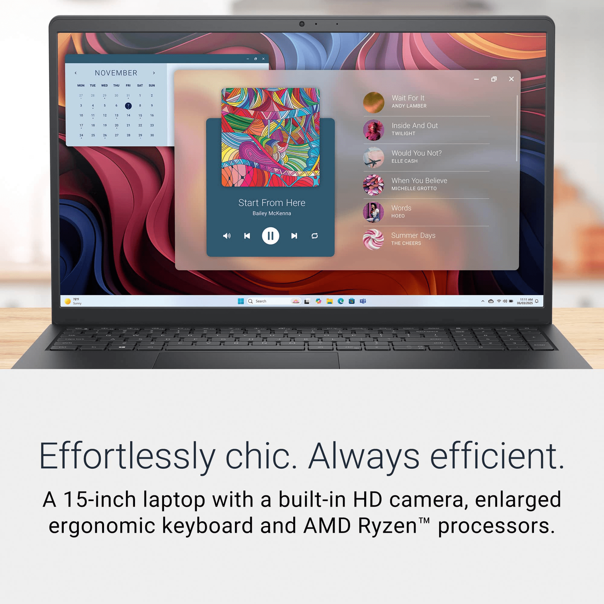 Dell Business Laptop, 15.6" FHD Touchscreen, AMD Ryzen 7 7730U, 32GB RAM, 1TB SSD, Radeon Graphics, Windows 11 Pro & Microsoft Office License Pre-installed, SD Card Reader, Wireless Mouse