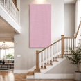 thumbnail image 4 of Canvas Wall Art, Pink Burlap Texture Framed Canvas Prints for Bedroom Dining Room, Farmhouse Vintage Pink Oversized Gallery Wrapped Wall Decor for Home Office, Gifts, 20"x40" Ship Next Day, 4 of 9