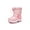 Pink, variant on Apakowa Kids Boys Girls Snow Boots Waterproof Warm Winter Boots Slip Resistant (Toddler/Little Kid)