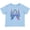 AE-Light Blue, variant on Thyroid Cancer Awareness with Butterfly Ribbon Words Boys or Girls Baby T-Shirt