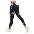 thumbnail image 6 of felwors Scrunch Lift Leggings for Women Tie High Waist Seamless Workout Yoga Pants Ruched Booty Compression Tights (Blue, S), 6 of 9