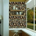 thumbnail image 2 of PVCS 3D Wall Paper Brick Stone Rustic Effect Self-adhesive Wall Sticker Home Decor S for Home Decor, 2 of 7