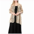thumbnail image 2 of Aoujea Women's Fall Winter Shawl Wrap Scarf, Women's Sequin Shawl Wedding Dress Evening Gown Cheongsam Shawl Bride Bridesmaid Shawl Scarf Blanket Wrap Shawl Scarves, 2 of 8