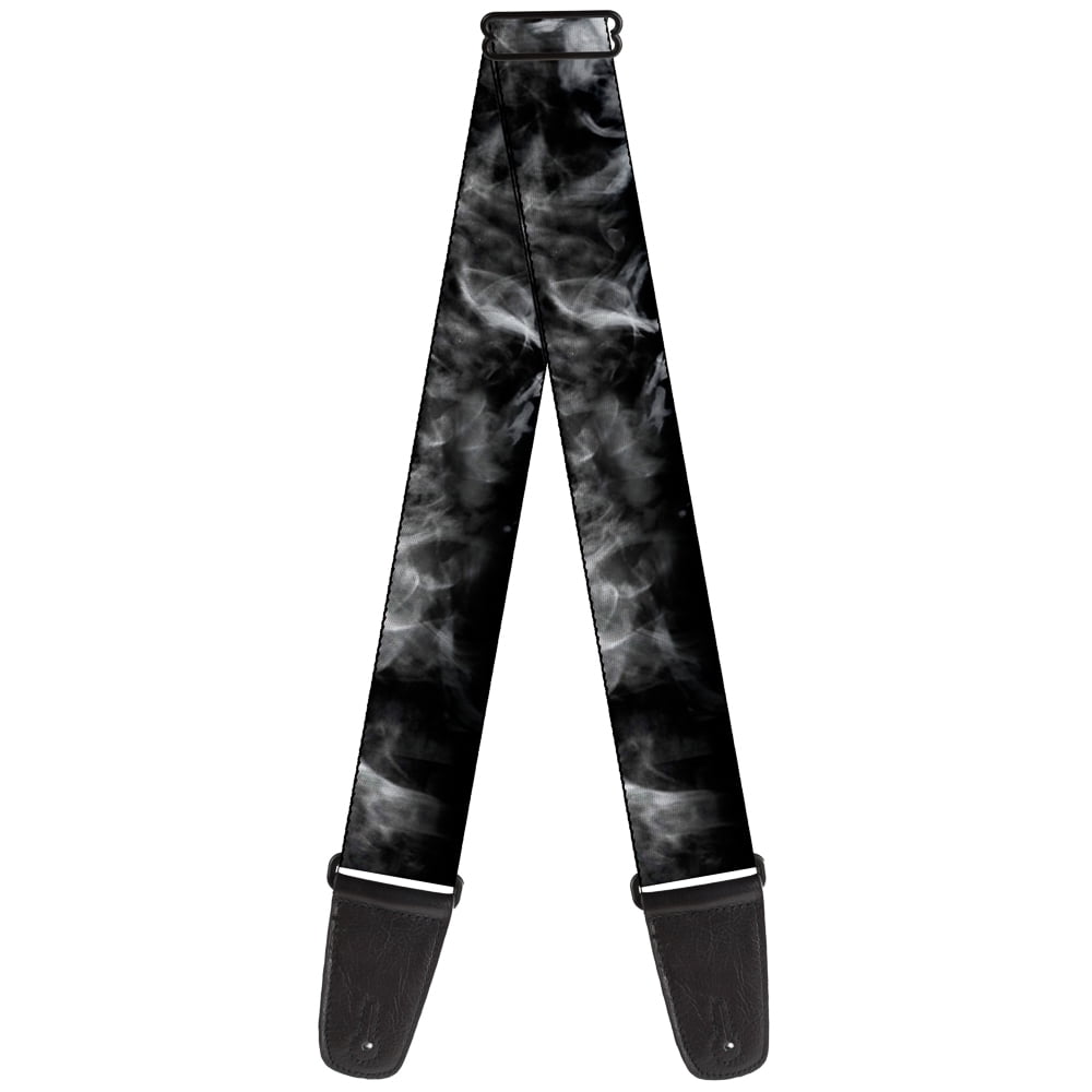 Buckle-Down Guitar Strap, Smoke Black Grays, 2 Inches Wide