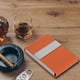 thumbnail image 4 of Estuche portátil multiusos de cuero PU para almacenamiento de tarjetas de cigarros y cigarrillos (naranja), 4 of 11