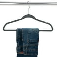 thumbnail image 3 of Simplify Child 10 Pack Velvet Shirt Hangers in Gray, 3 of 6